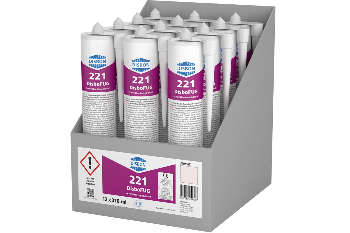 Disbon 221 Disbothan Fugendicht 310 ml Altweiß